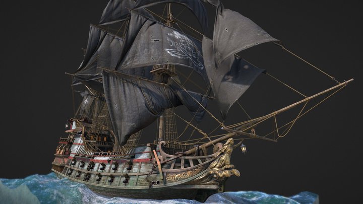 Black sail：Catherine 3D Model