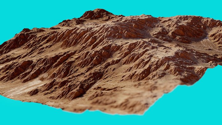 Mars Landscape 6 3D Model