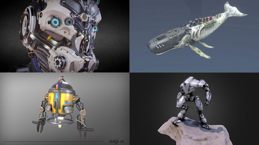 Robots 3D models