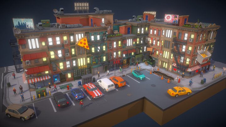 POLYGON - City Pack preview 3D Model