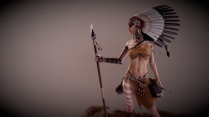 Linhi Character Preview 3D Model
